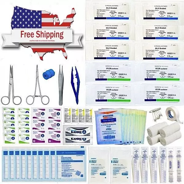 Advanced Surgical Suture Kit Medical Sutures Trauma First Aid Kit IFAK