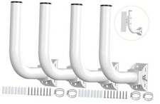 Universal Point to Point Wireless Bridge Pole Mount Bracket, J Pole Mount