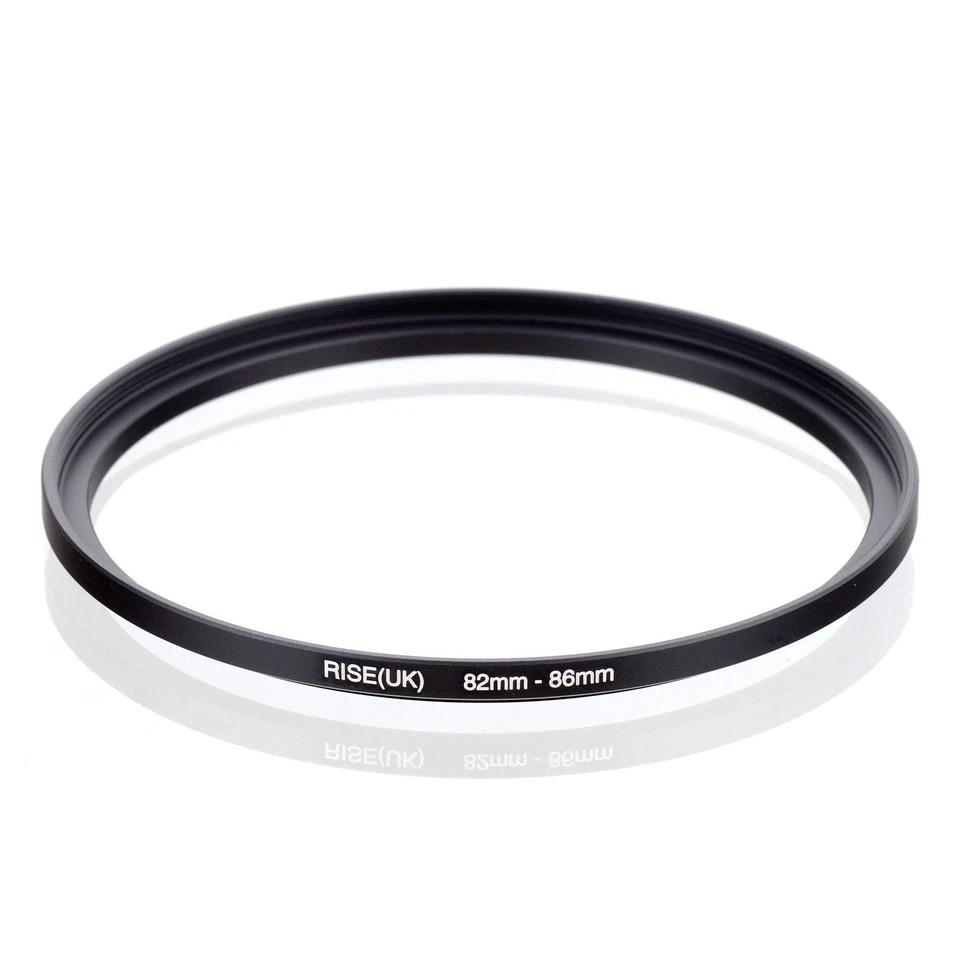 Camera 82mm Lens to 86mm Accessory Step Up Adapter Ring 82mm-86mm Black - Image 2 of 4