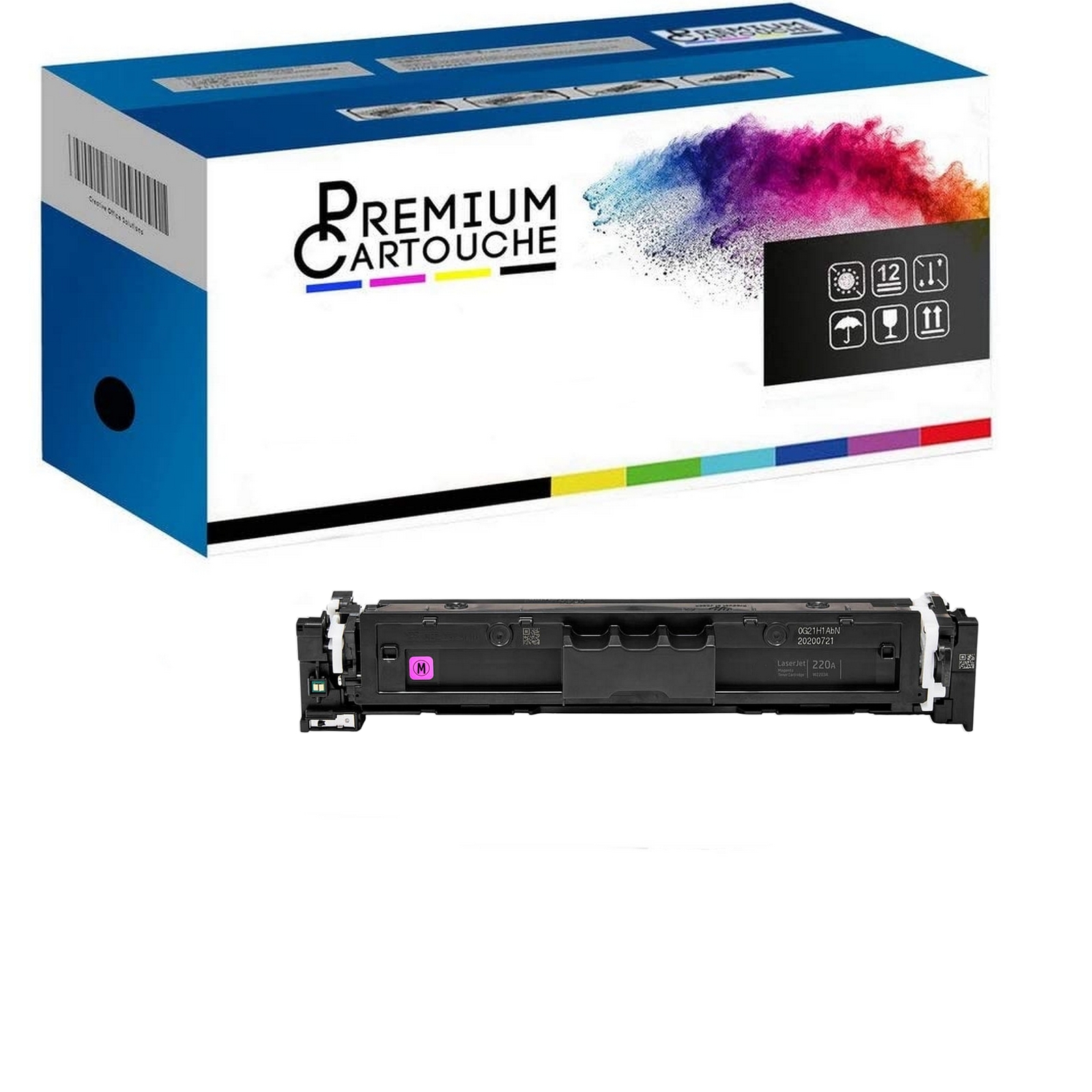Toner 220X W2202X magenta haute capacité pour des graphiques éclatants