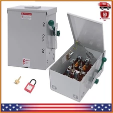 200 Amp Generator Transfer Switch 110V 240V Manual Transfer Switch Non-Fusible