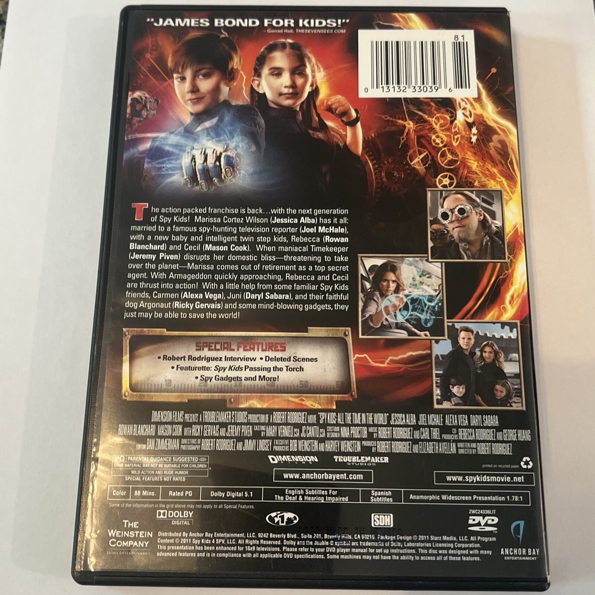 Spy Kids: All the Time in the World DVD 65935852223| eBay