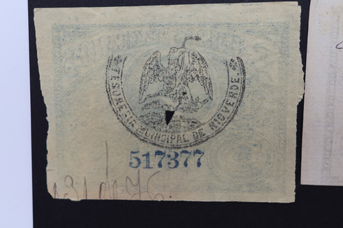 MEXICO Revenue STAMP CF 1-3, 6-9 & 28 COLLECTION PAGE LOT OF 8 - Picture 9 of 17