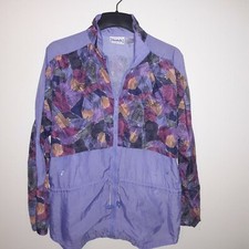 Reebok Blacktop Floral Windbreaker Jacket 