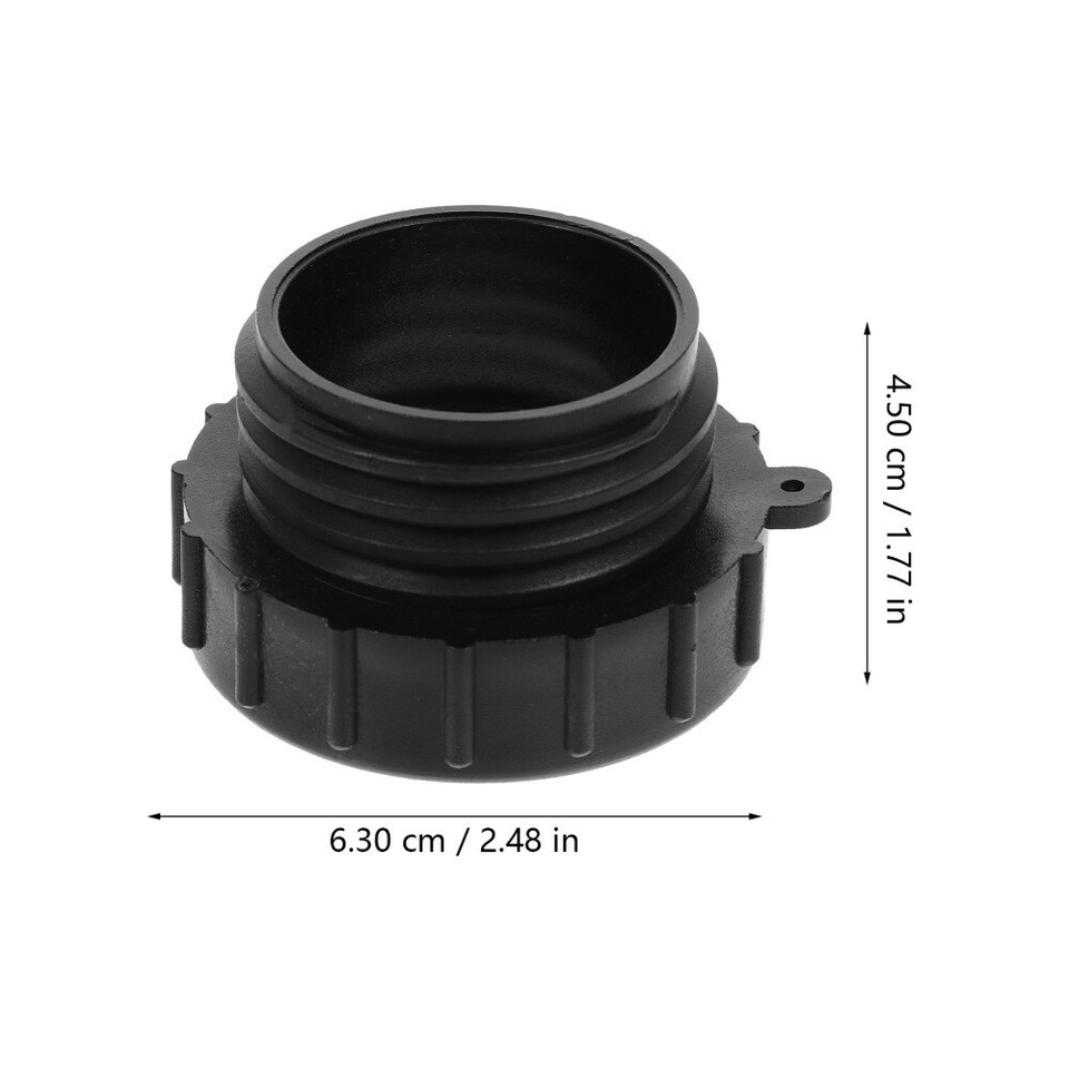 2 Pack Plastic Valve Adapter Water Tank Garden Hose Drain Plug