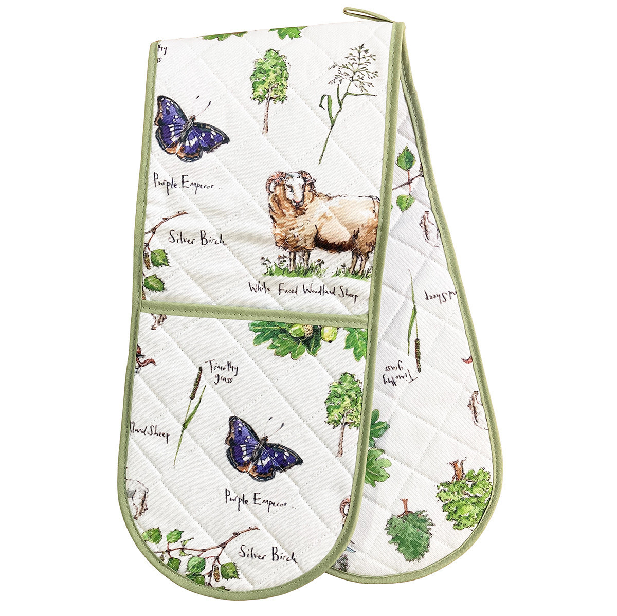 Samuel Lamont Out In The Field Double oven glove sheep ovenglove farm ovengloves