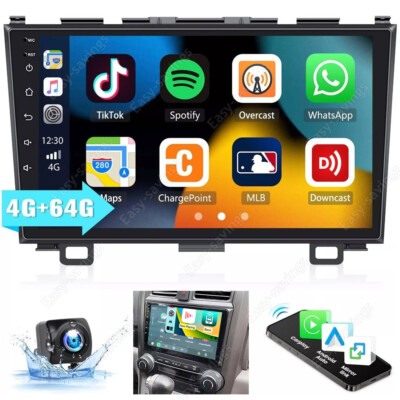 9'' Android 15 GPS For Honda CRV 2007-2011 Apple Carplay Car Stereo Radio 4+64G