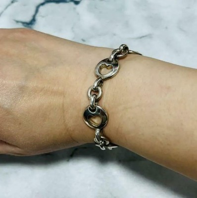 Stencil Hearts Charm Bracelet 