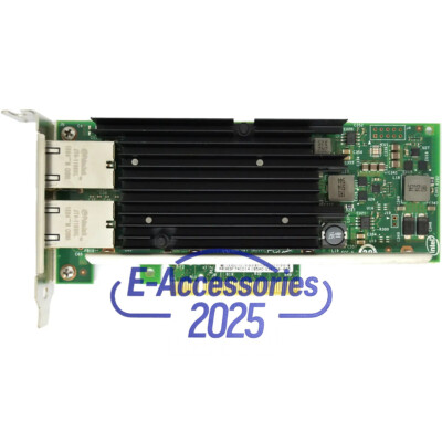 Intel X540-T2 Dual Port RJ45 - 10Gbps Low Profile PCIe-x8 CNA Card