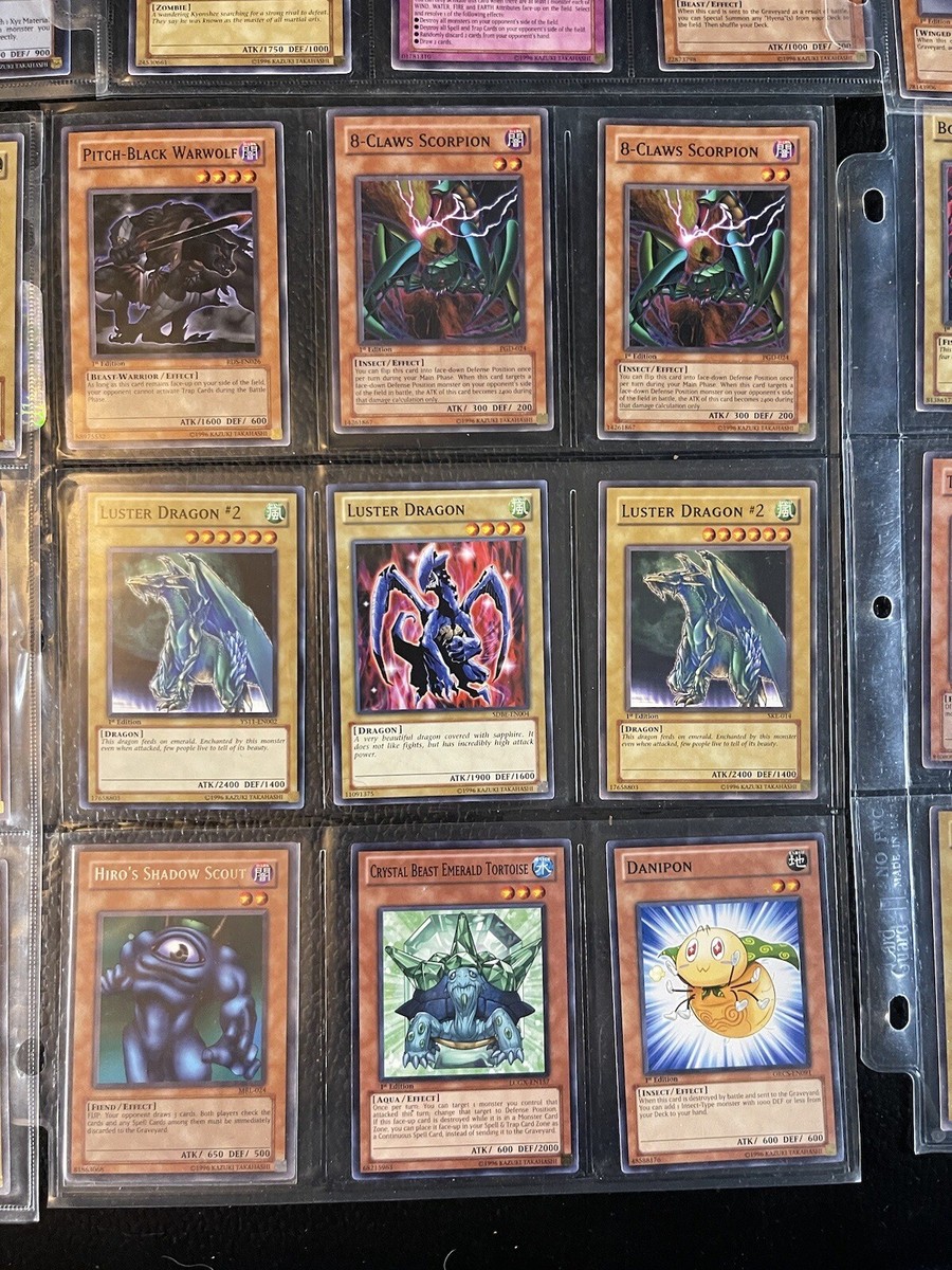 Yugioh! 1996 Lot 72 Cards 1st Ed Rare Foil Limited Mixed Set Bundle #8  Scores!
