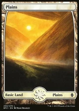 Magic the Gathering MTG Plains (250) Battle for Zendikar   LP