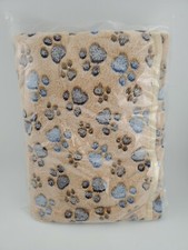 PetLike 31" X 39" Paw Print Dog Blanket - Multi-Colored