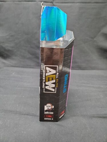 NIB AEW Sting Unmatched Series 2 Action Figure - Luminaries Collection Jazwares - Picture 3 of 4