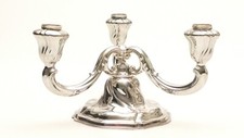 BRUCKMANN antiker Kerzenleuchter dreiarmig Kandelaber Silber 925 Barock Stil
