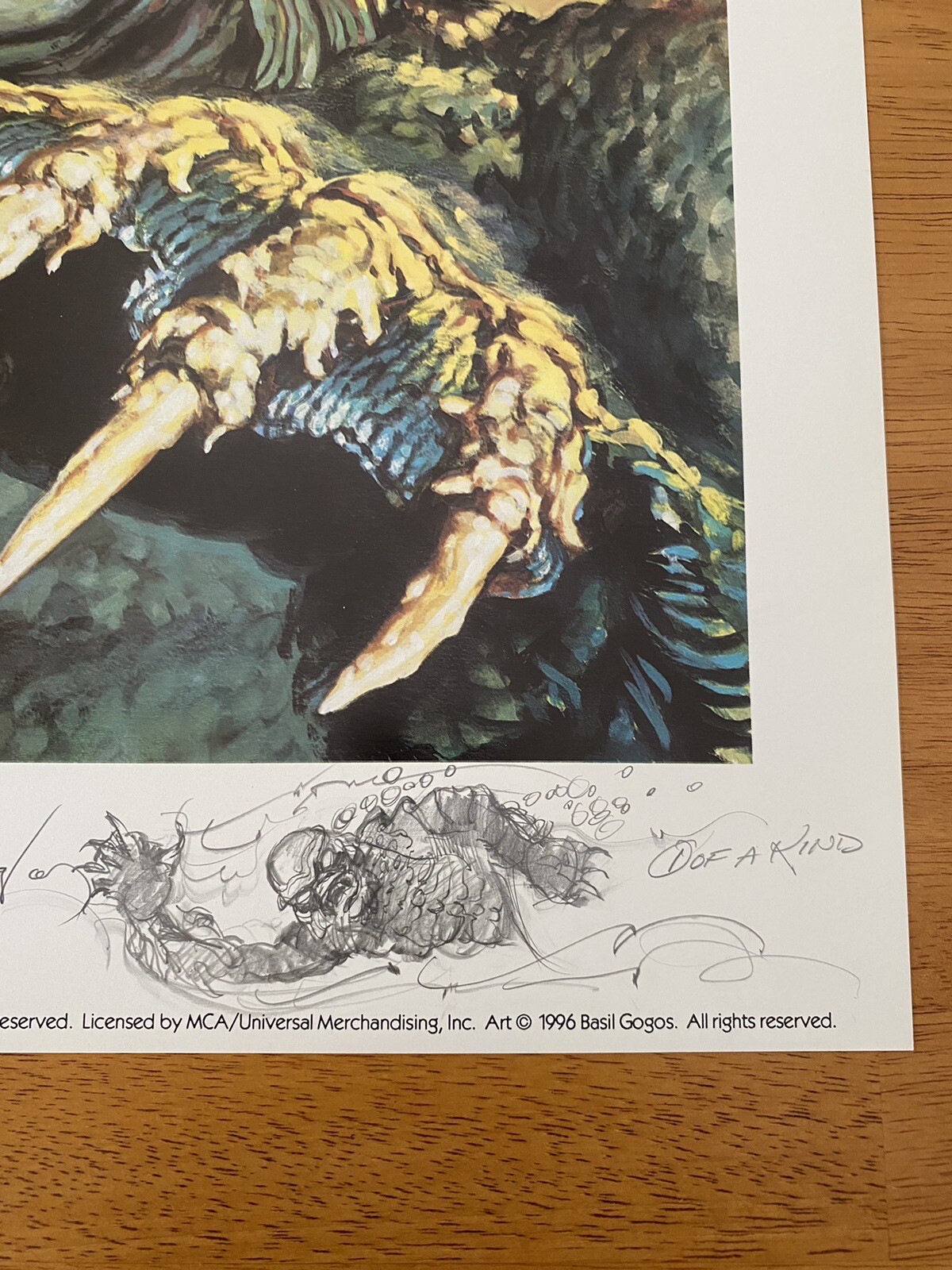 BASIL GOGOS ORIGINAL ART! Creature From The Black Lagoon FAMOUS MONSTERS 16X20 eBay