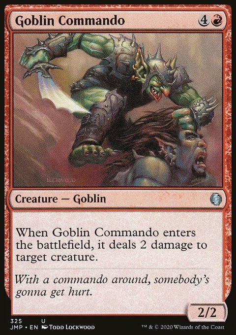 Magic the Gathering MTG Goblin Commando (325) Jumpstart   LP