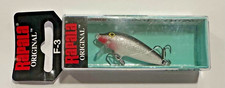 Rapala Original Finnish Minnow F03S-Silver, Floating Made of Balsa, 1/16 oz
