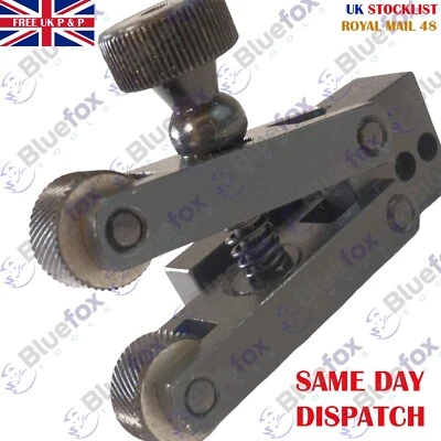 BLUE FOX Knurling Tool V Clamp Type Holder 5-20mm Capacity For Mini Lathe Bluefox