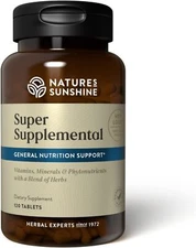 	Nature's Sunshine Super Supplemental 120 Tablets Multivitamin for Men & Women	