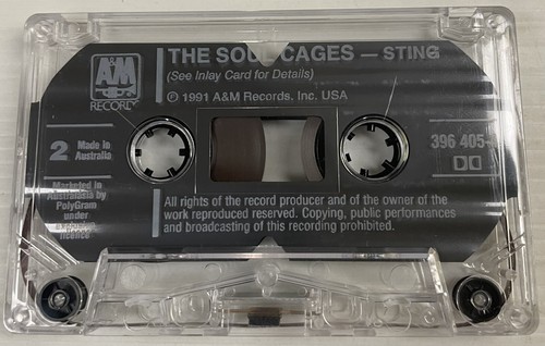Sting The Soul Cages Music Cassette Tape 396 405-4 A&M 1991 - Picture 8 of 24