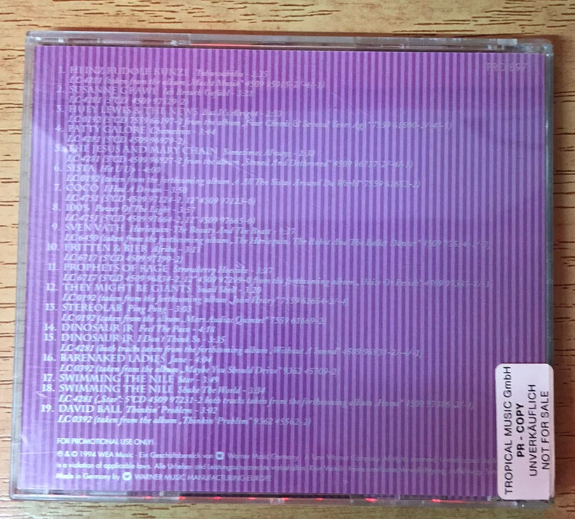 WEA News 7 + 8 / 94 (1994) - Promo CD - Zustand sehr gut - Bild 2 von 3