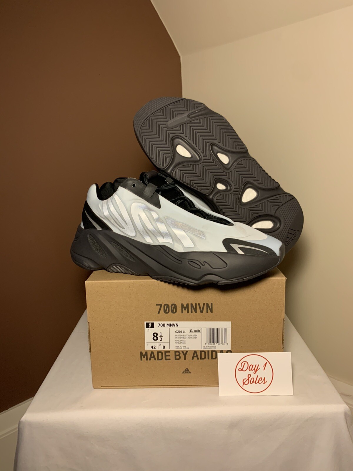 Adidas Yeezy Boost 700 MNVN Blue Tint Size 8.5 item image