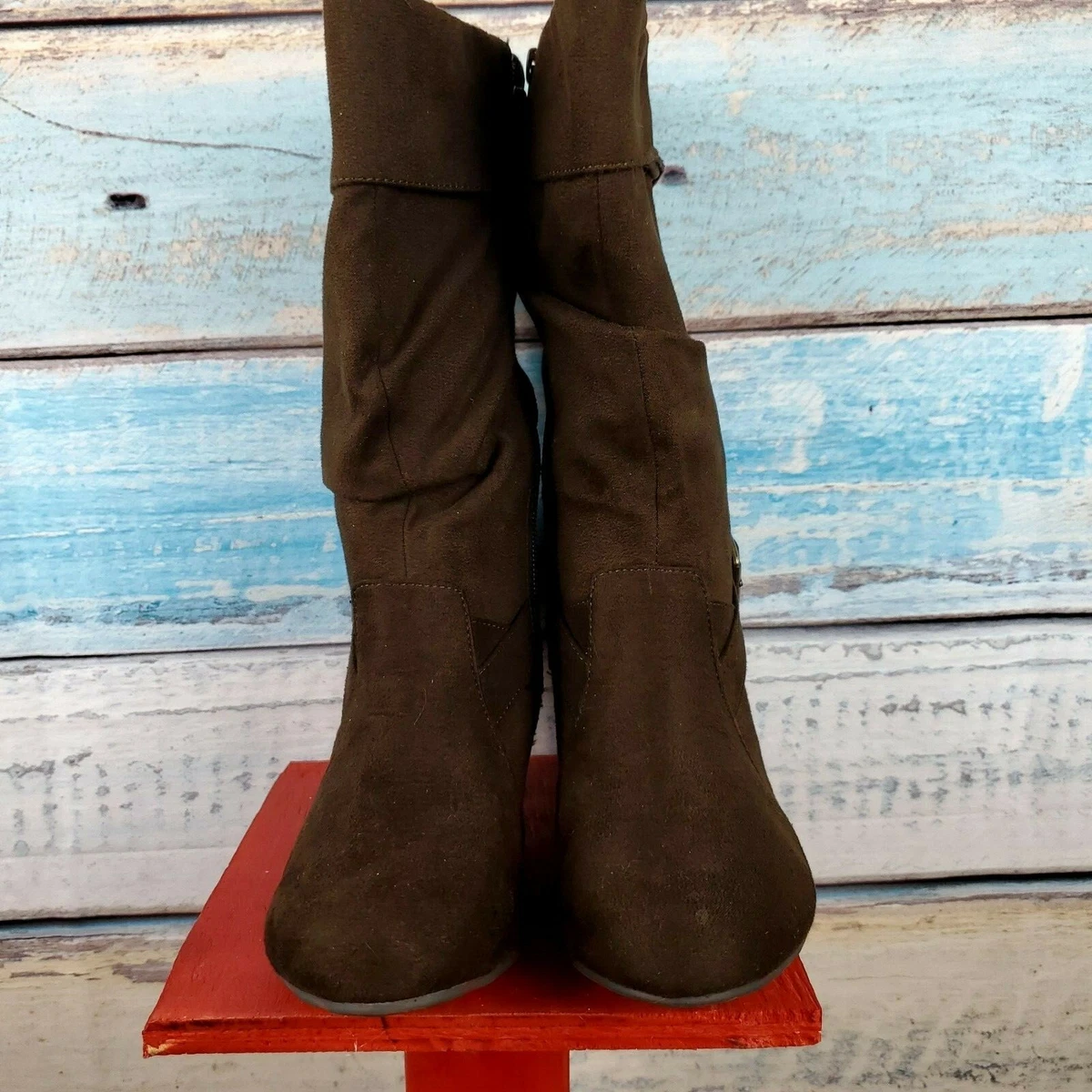 Faded glory suede best sale boots