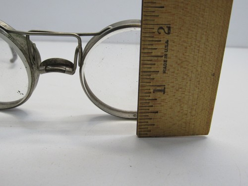 Industrial MESH SIDES American Optical AO Safety Glasses Shields Vintage GG-1 - Picture 5 of 13