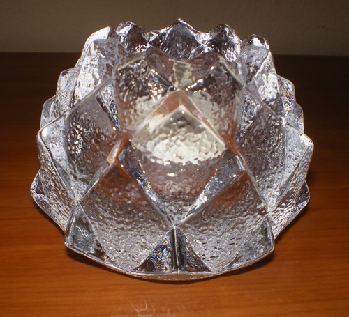2 Vintage ORREFORS FIREFLY Nimbus Artichoke Votive Nordic Light SWEDEN Johanson - Picture 6 of 10