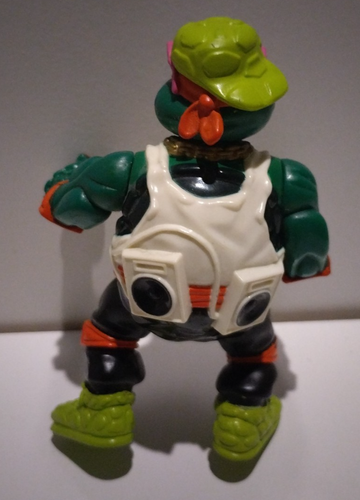 TMNT Teenage Mutant Ninja Turtles Rappin Mike Action Figure 1991 Rare - Picture 6 of 6