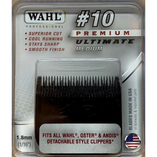 WAHL Ultimate Competition Series Replacement Blade Set #10 (1.8mm) Premium Black - Picture 2 of 3