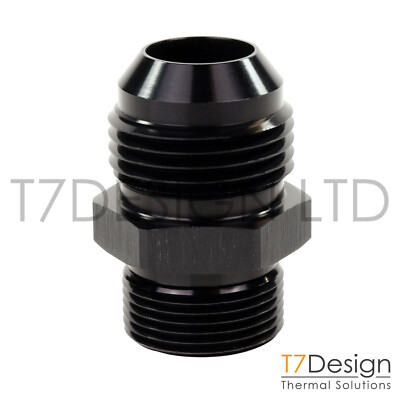 AN4 to M8x1.0 Metric Male Straight Hose Fitting Adapter -4 AN04 JIC - T7Design
