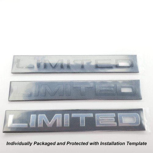 Fits DODGE CHRYSLER RAM CHROME LIMITED NAMEPLATE EMBLEM BADGE MOPAR - Picture 3 of 3