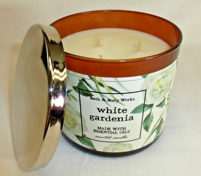 1 White Gardenia Scented Candle Bath & Body Works 14.5 Oz | eBay