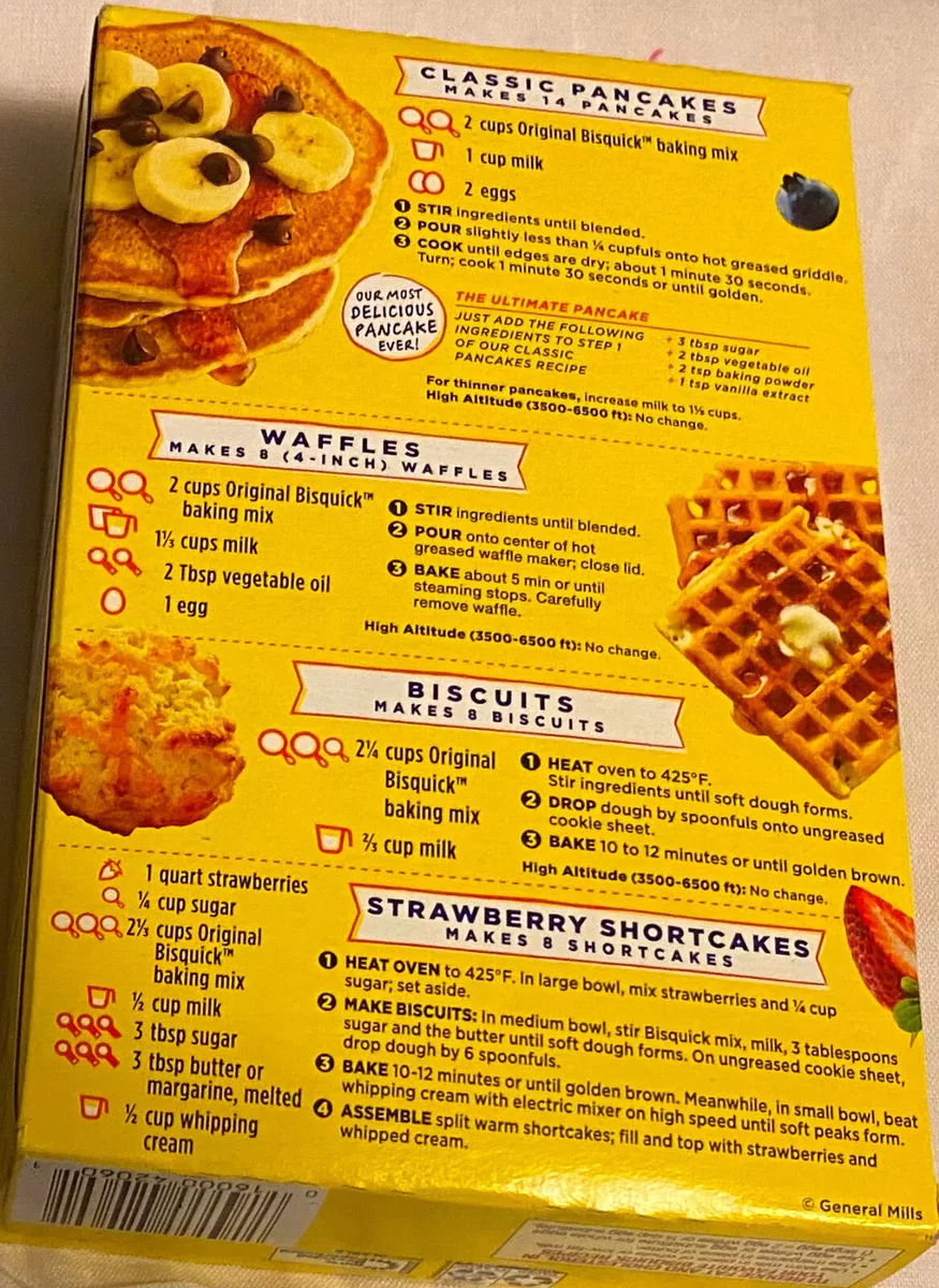 Bisquick pancake recipe on box deals