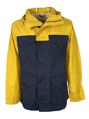 MANUFAKTUR CECCARELLI Herren Jacke gefüttert blau/gelb 6026 QP 100% Baumwolle