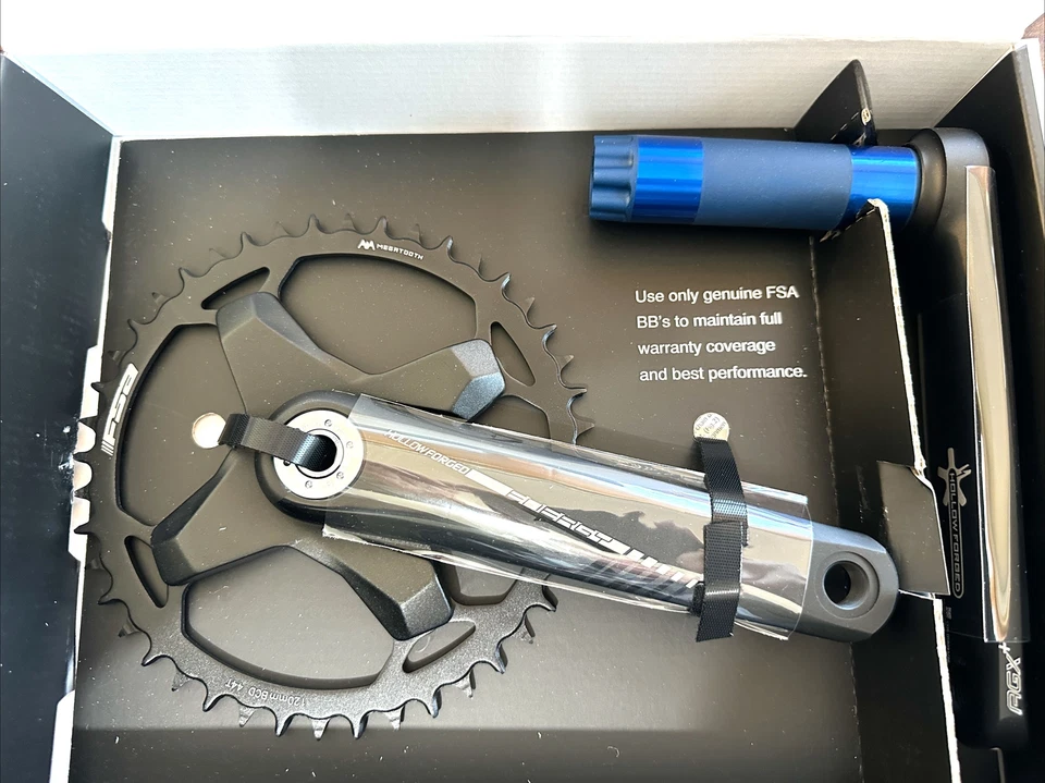 FSA Energy AGX+ 1X Modular 386EVO Gravel Crankset 170mm 11-Speed 44t New in box - Image 2 of 4