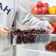 7/5.5L Kitchen Refrigerator Food Fruit Storage Box Container Holder Organize Box