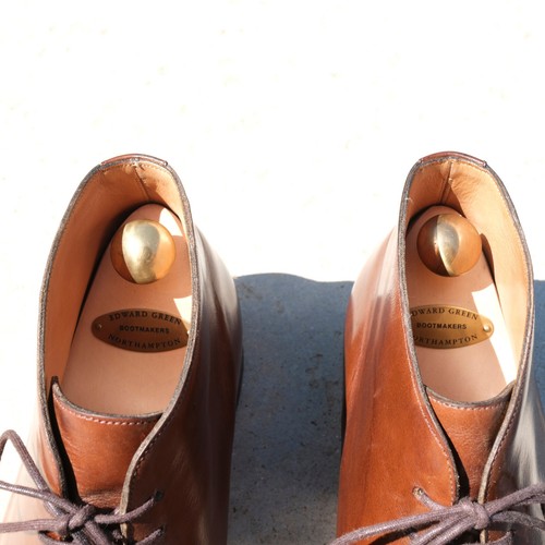 Edward Green Banbury Leather Shoes 9/9.5 E 202 Made in England Brown Chestnut - Picture 3 of 7