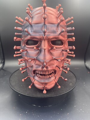 PINHEAD SCULPTURE!     (RED/BLACK)