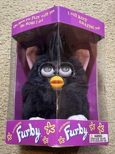 New Electronic FURBY 1998 Witch  s Cat L. E. sealed box  70-800 Grey Eyes Misb 