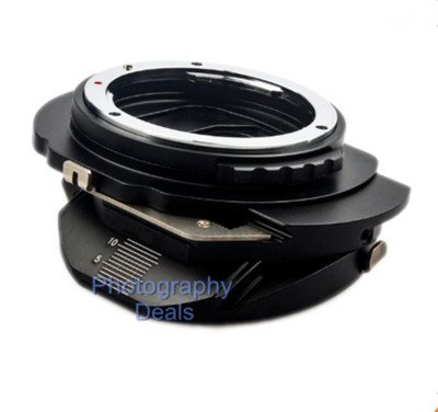 Tilt Shift T&S Lens Adapter for Nikon AI G Mount Lens to for Sony E Mount Camera