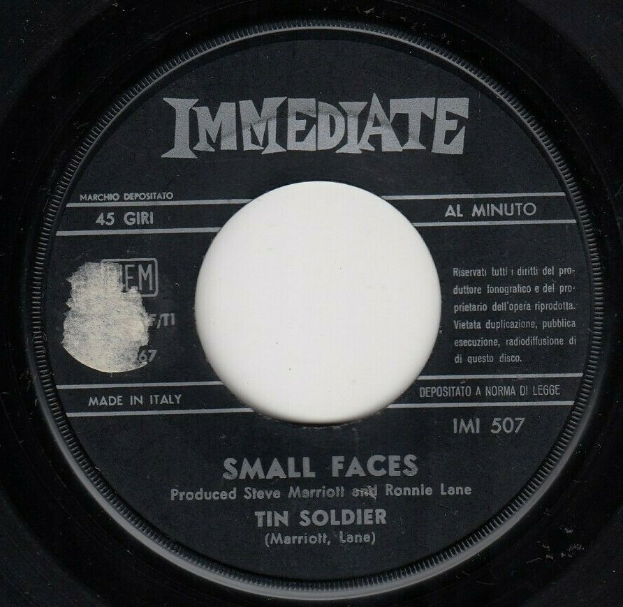 9【Small Facesレアカバー/France原盤】Tin Soldier Small Faces