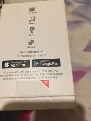 NEW ✓Google Chromecast Ultra✓ 4K | Built in WiFi | (NC2 NEW ✓Google Chromecast Ultra✓ 4K | Built in WiFi | (NC2