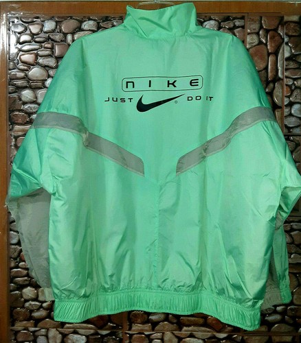 NWT! Nike NSW Street Woven Jacket CZ8848-342 Green Glow/Steam Women's Size-Large - Picture 2 of 4
