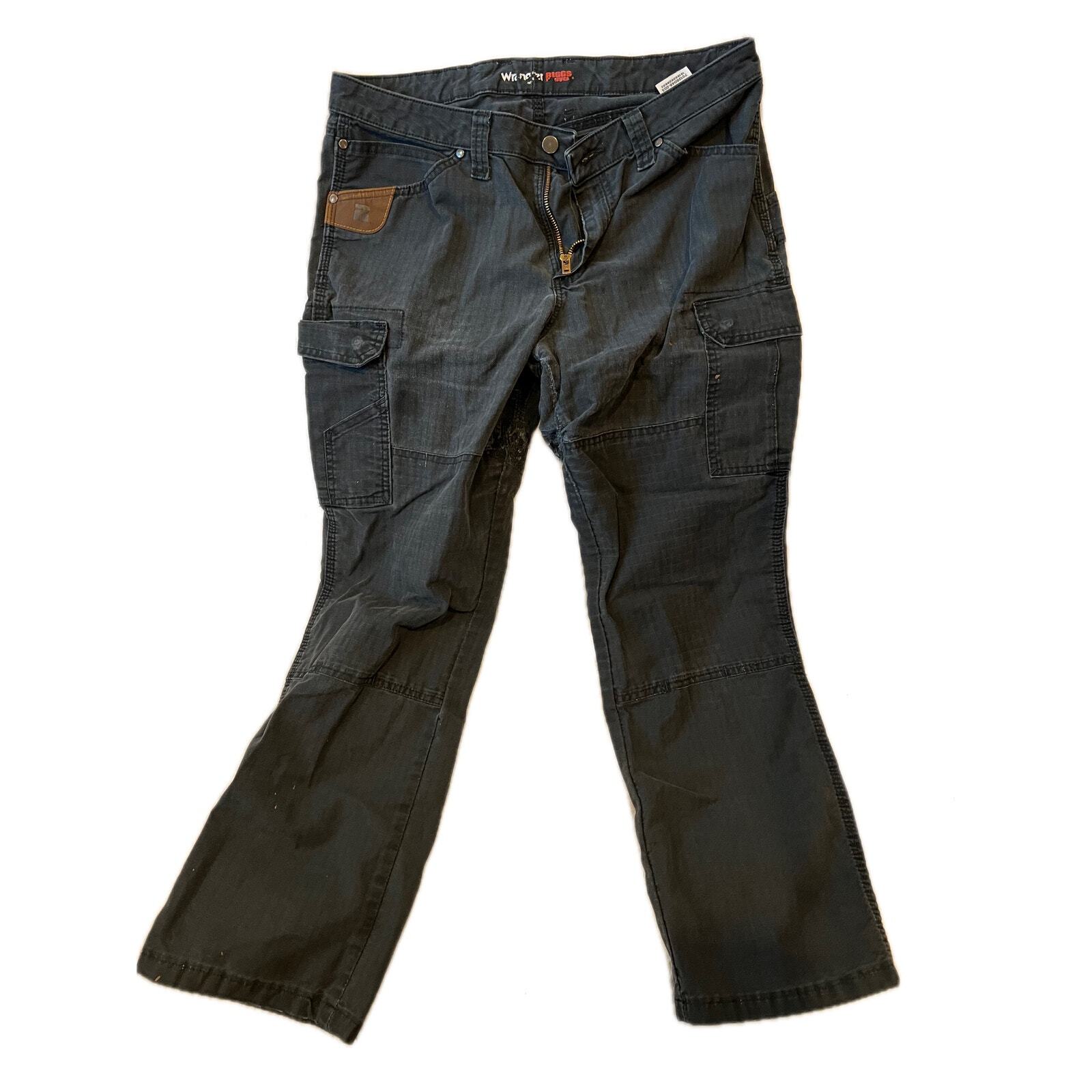 Wrangler Riggs Workwear Carpenter Cargo Jeans Mens 34x30