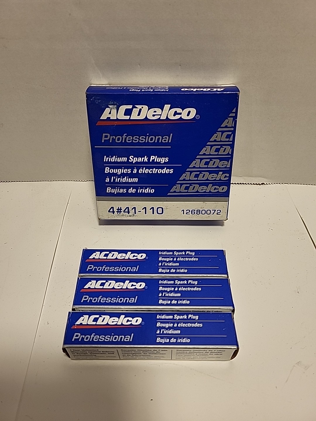 Set Of 3, AcDelco Iridium Spark Plug 41-110