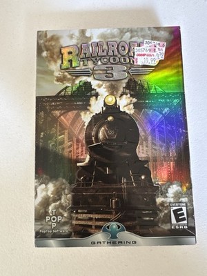 Railroad Tycoon 3 (PC CD-ROM) Small Box CIB COMPLETE