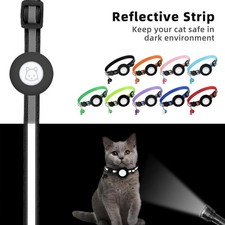 Reflective Airtag Cat Collar Breakaway with A...