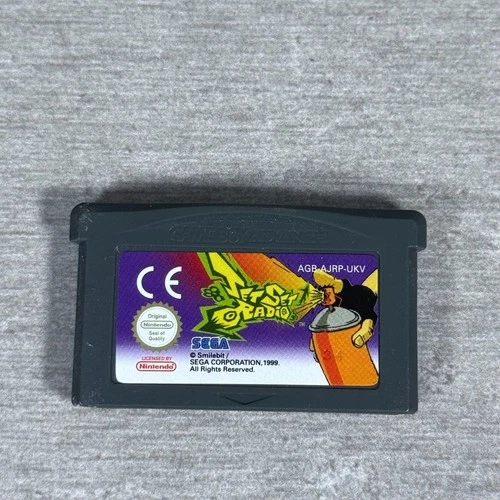 Jet Set Radio Nintendo Game Boy Advance GBA Game - Cart Only Genuine SEGA Rare